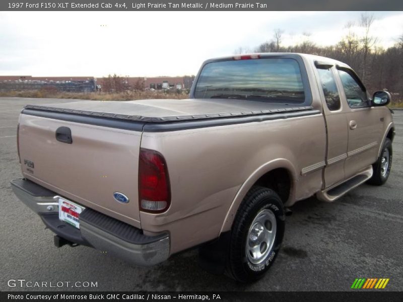 Light Prairie Tan Metallic / Medium Prairie Tan 1997 Ford F150 XLT Extended Cab 4x4