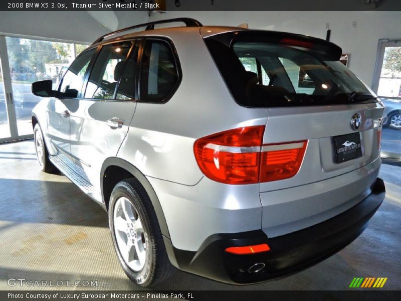 Titanium Silver Metallic / Black 2008 BMW X5 3.0si