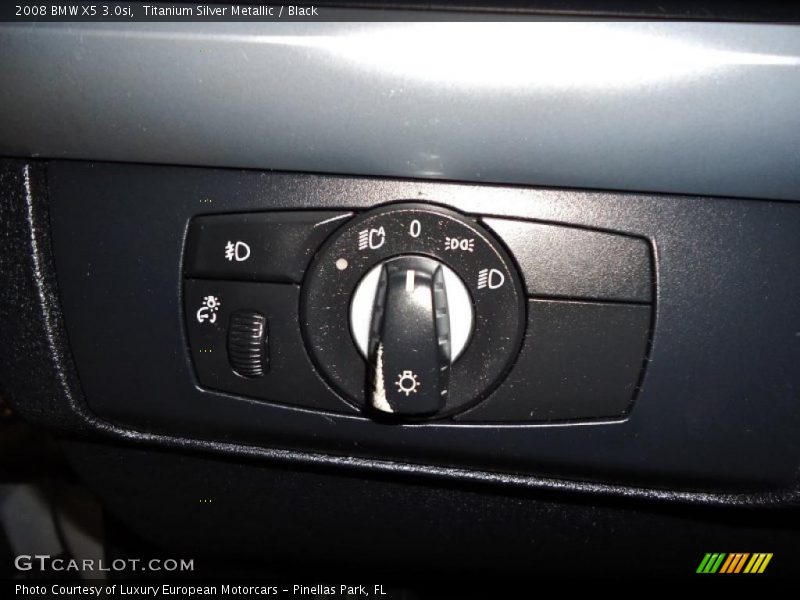 Titanium Silver Metallic / Black 2008 BMW X5 3.0si