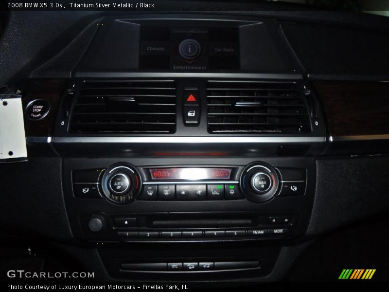 Titanium Silver Metallic / Black 2008 BMW X5 3.0si