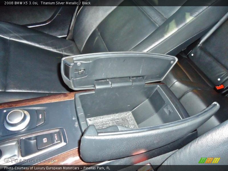Titanium Silver Metallic / Black 2008 BMW X5 3.0si