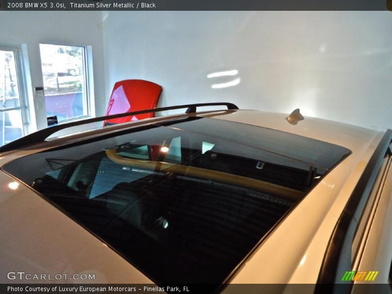 Titanium Silver Metallic / Black 2008 BMW X5 3.0si