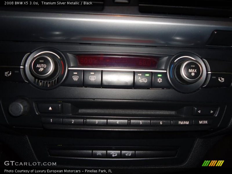 Titanium Silver Metallic / Black 2008 BMW X5 3.0si