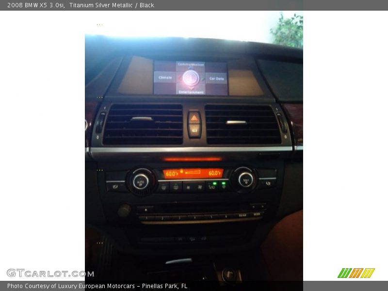 Titanium Silver Metallic / Black 2008 BMW X5 3.0si