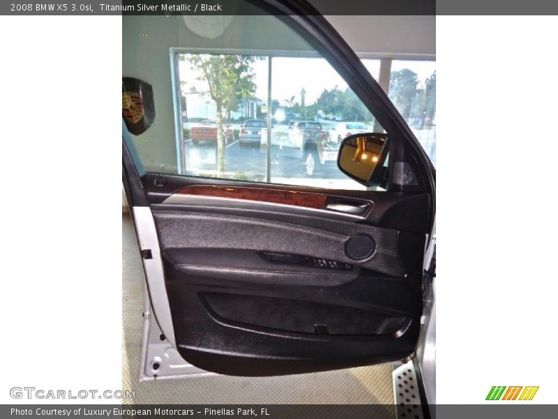Titanium Silver Metallic / Black 2008 BMW X5 3.0si