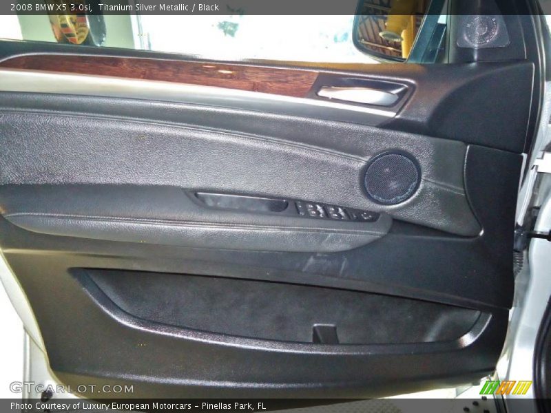 Titanium Silver Metallic / Black 2008 BMW X5 3.0si