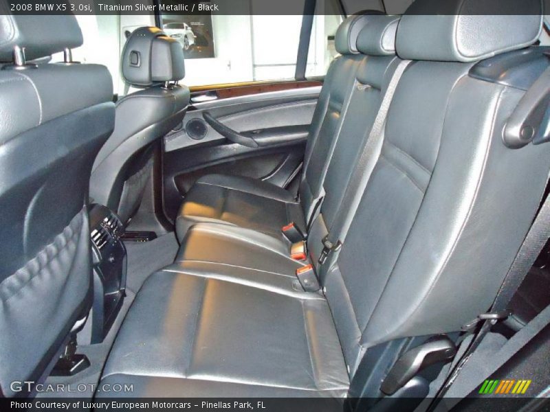 Titanium Silver Metallic / Black 2008 BMW X5 3.0si