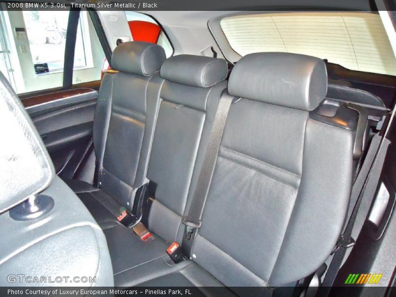 Titanium Silver Metallic / Black 2008 BMW X5 3.0si