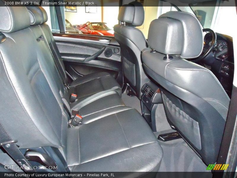Titanium Silver Metallic / Black 2008 BMW X5 3.0si