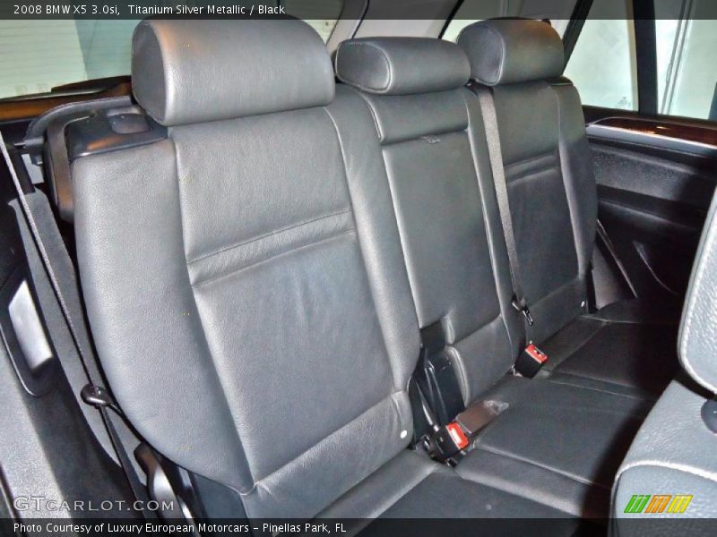 Titanium Silver Metallic / Black 2008 BMW X5 3.0si