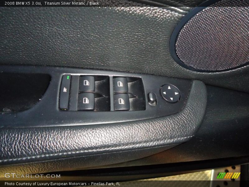 Titanium Silver Metallic / Black 2008 BMW X5 3.0si