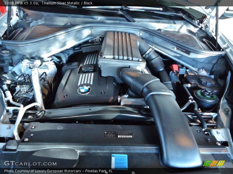 Titanium Silver Metallic / Black 2008 BMW X5 3.0si