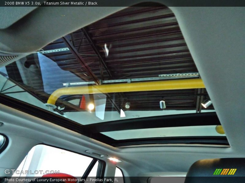 Titanium Silver Metallic / Black 2008 BMW X5 3.0si