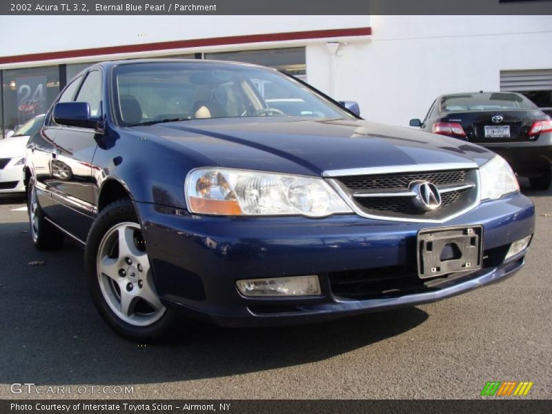 Eternal Blue Pearl / Parchment 2002 Acura TL 3.2