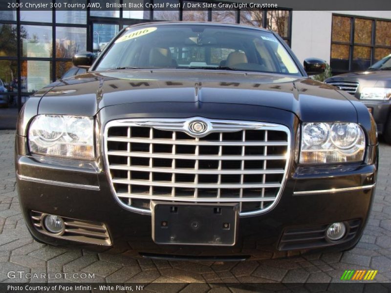 Brilliant Black Crystal Pearl / Dark Slate Gray/Light Graystone 2006 Chrysler 300 Touring AWD