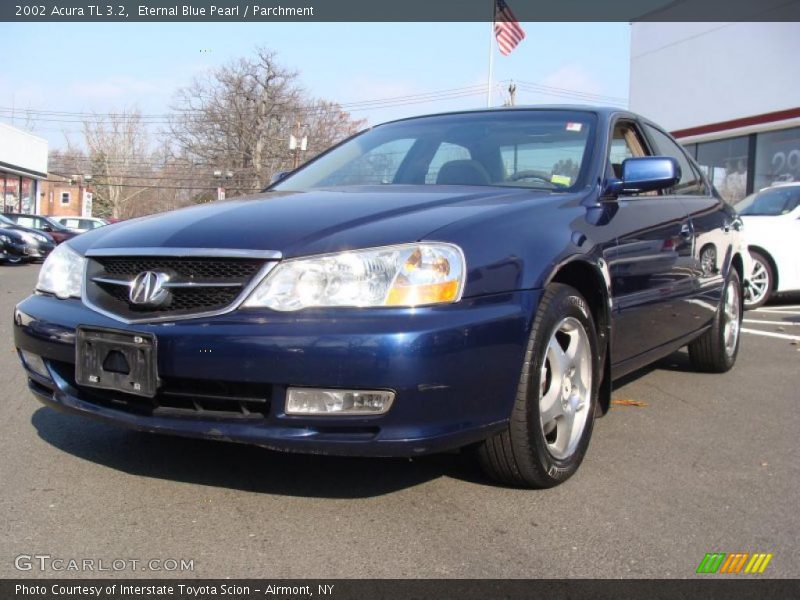 Eternal Blue Pearl / Parchment 2002 Acura TL 3.2