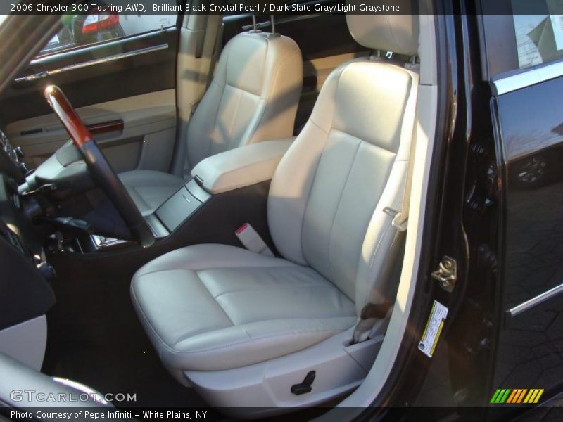 Brilliant Black Crystal Pearl / Dark Slate Gray/Light Graystone 2006 Chrysler 300 Touring AWD
