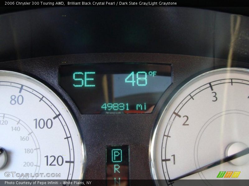 Brilliant Black Crystal Pearl / Dark Slate Gray/Light Graystone 2006 Chrysler 300 Touring AWD