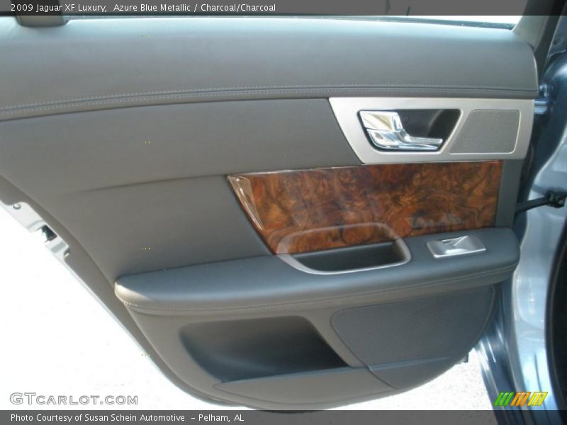 Azure Blue Metallic / Charcoal/Charcoal 2009 Jaguar XF Luxury