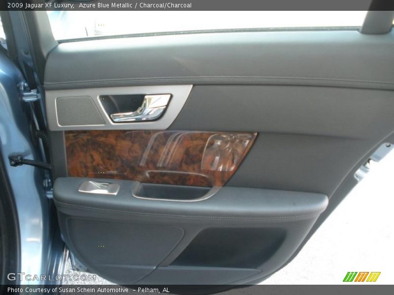 Azure Blue Metallic / Charcoal/Charcoal 2009 Jaguar XF Luxury