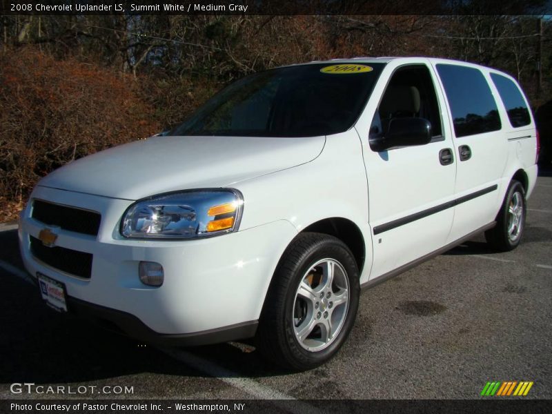 Summit White / Medium Gray 2008 Chevrolet Uplander LS