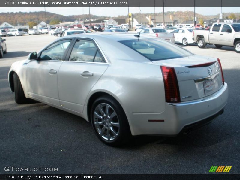 White Diamond Tri-Coat / Cashmere/Cocoa 2008 Cadillac CTS Sedan