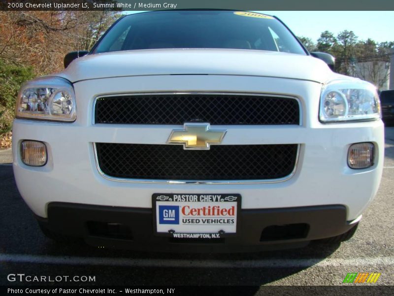 Summit White / Medium Gray 2008 Chevrolet Uplander LS
