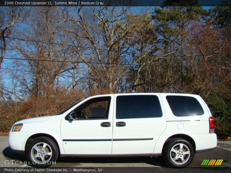 Summit White / Medium Gray 2008 Chevrolet Uplander LS