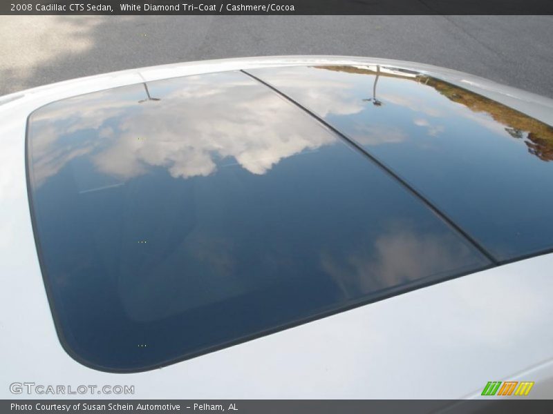 White Diamond Tri-Coat / Cashmere/Cocoa 2008 Cadillac CTS Sedan