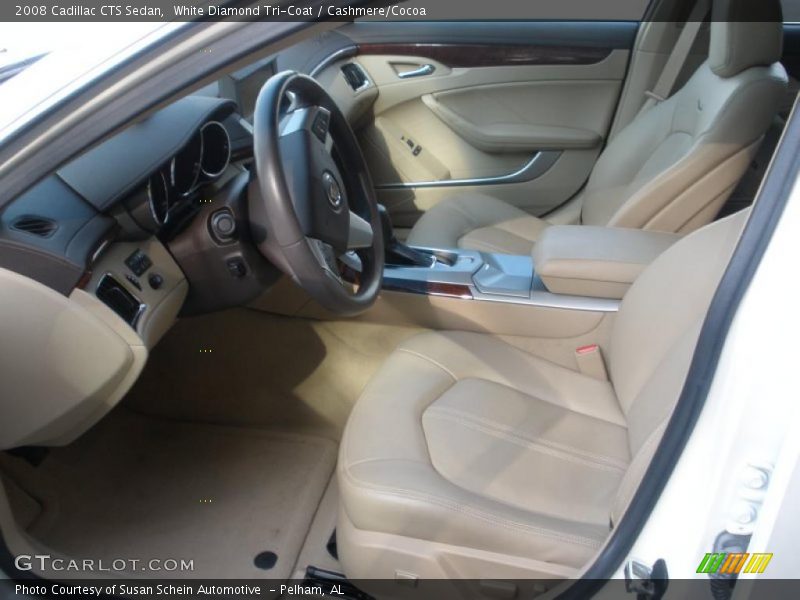 White Diamond Tri-Coat / Cashmere/Cocoa 2008 Cadillac CTS Sedan