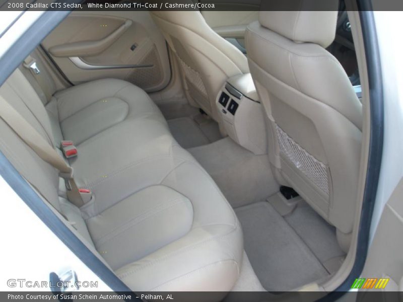 White Diamond Tri-Coat / Cashmere/Cocoa 2008 Cadillac CTS Sedan