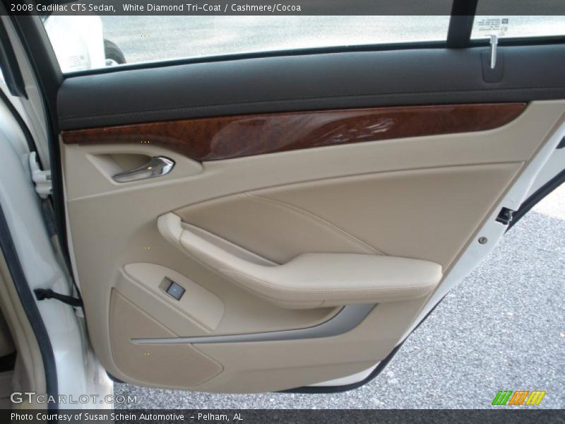 White Diamond Tri-Coat / Cashmere/Cocoa 2008 Cadillac CTS Sedan