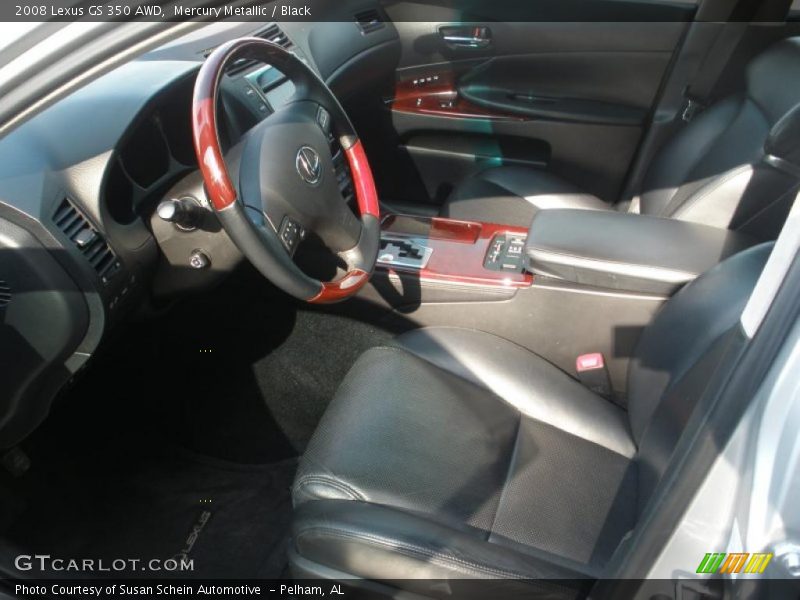  2008 GS 350 AWD Black Interior
