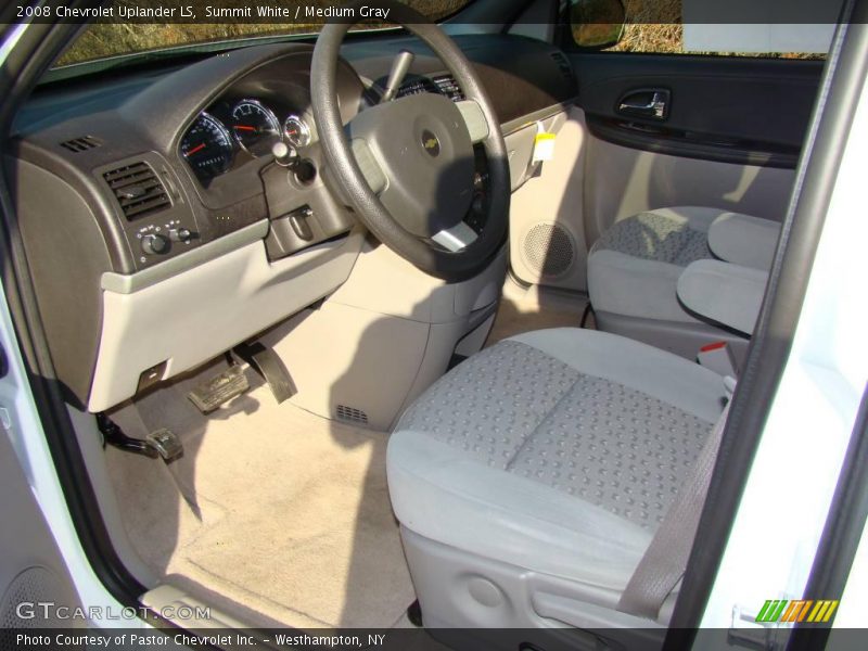 Summit White / Medium Gray 2008 Chevrolet Uplander LS