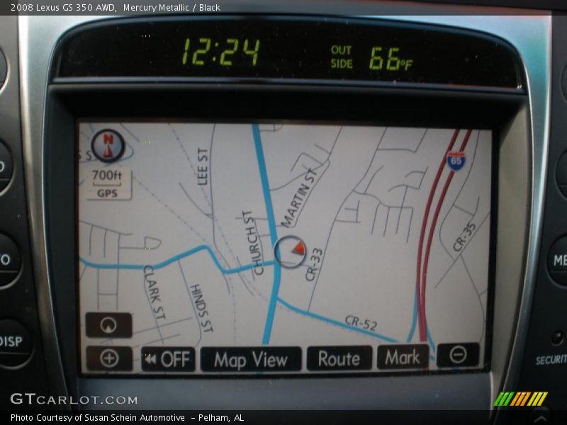 Navigation of 2008 GS 350 AWD
