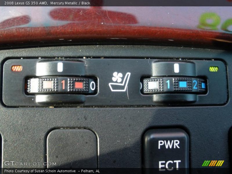 Mercury Metallic / Black 2008 Lexus GS 350 AWD