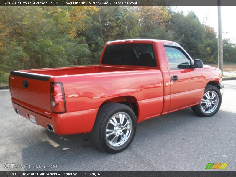 Victory Red / Dark Charcoal 2007 Chevrolet Silverado 1500 LT Regular Cab