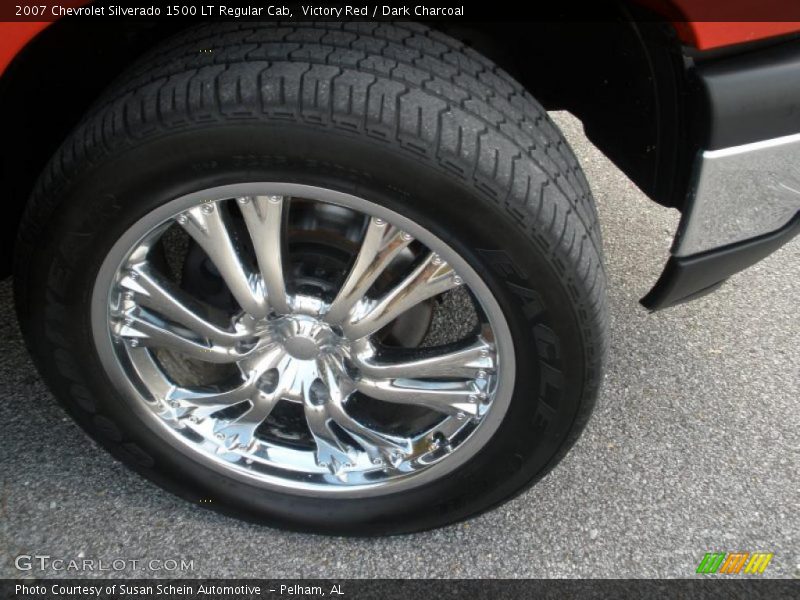 Victory Red / Dark Charcoal 2007 Chevrolet Silverado 1500 LT Regular Cab
