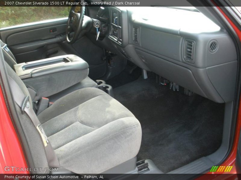 Victory Red / Dark Charcoal 2007 Chevrolet Silverado 1500 LT Regular Cab