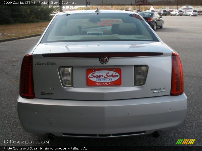 Radiant Silver / Cashmere 2009 Cadillac STS V8