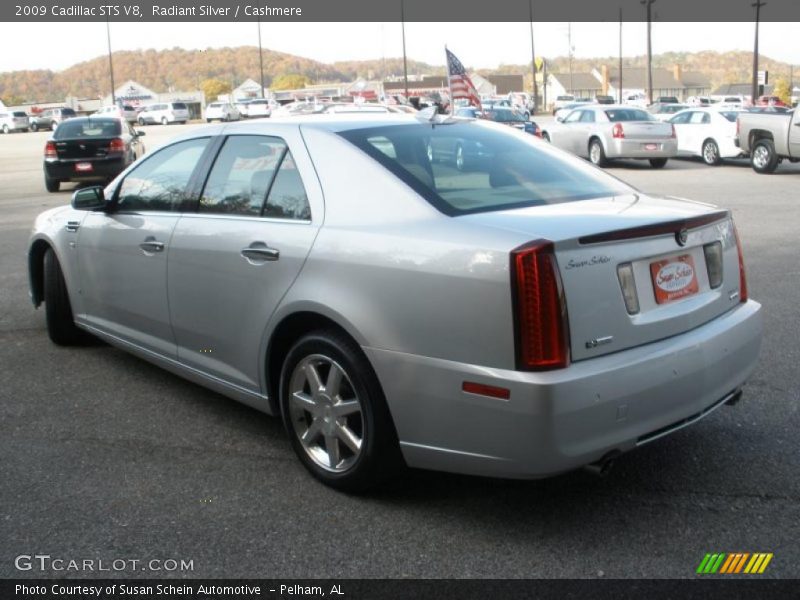 Radiant Silver / Cashmere 2009 Cadillac STS V8