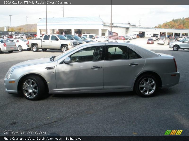 Radiant Silver / Cashmere 2009 Cadillac STS V8