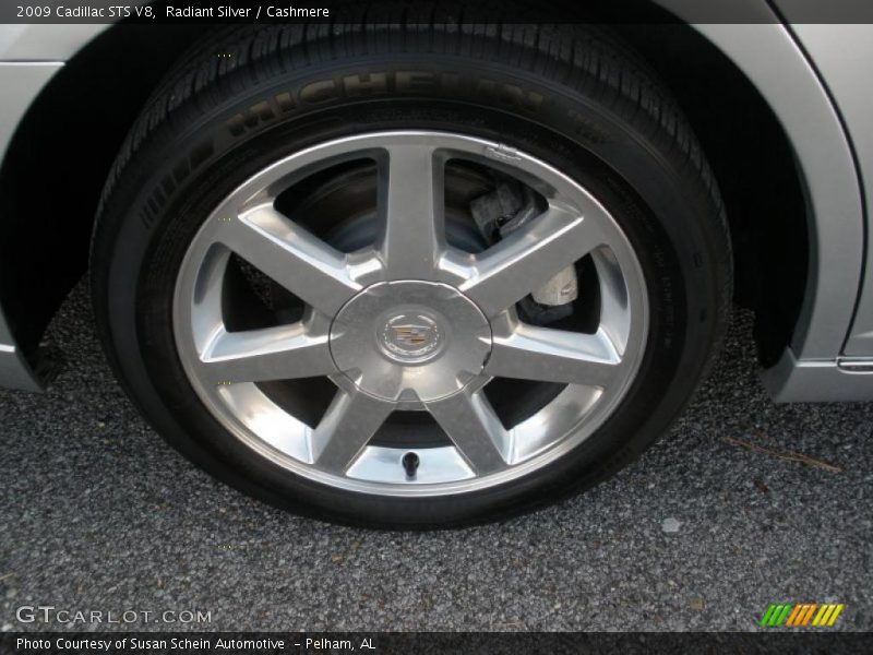 Radiant Silver / Cashmere 2009 Cadillac STS V8