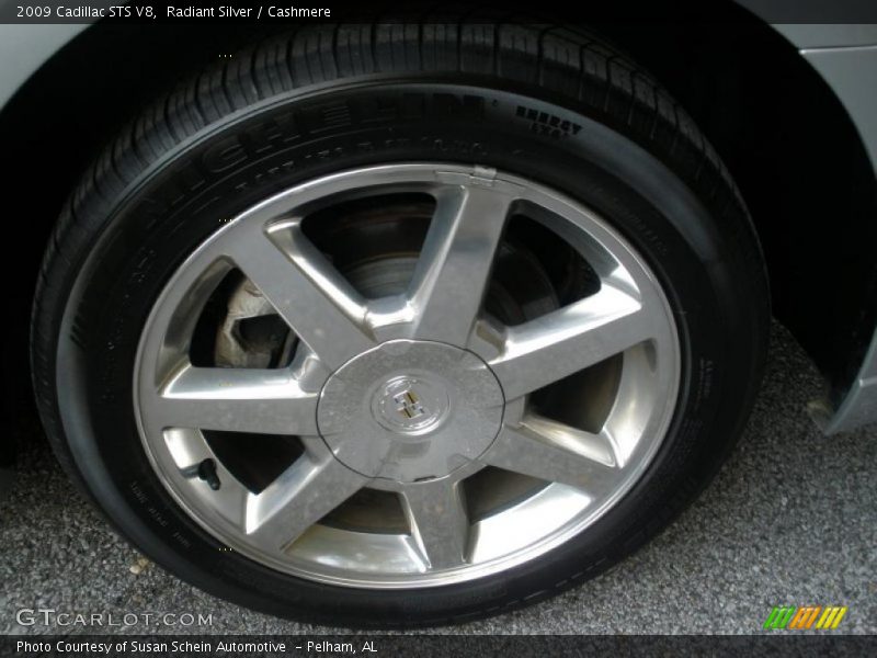 Radiant Silver / Cashmere 2009 Cadillac STS V8