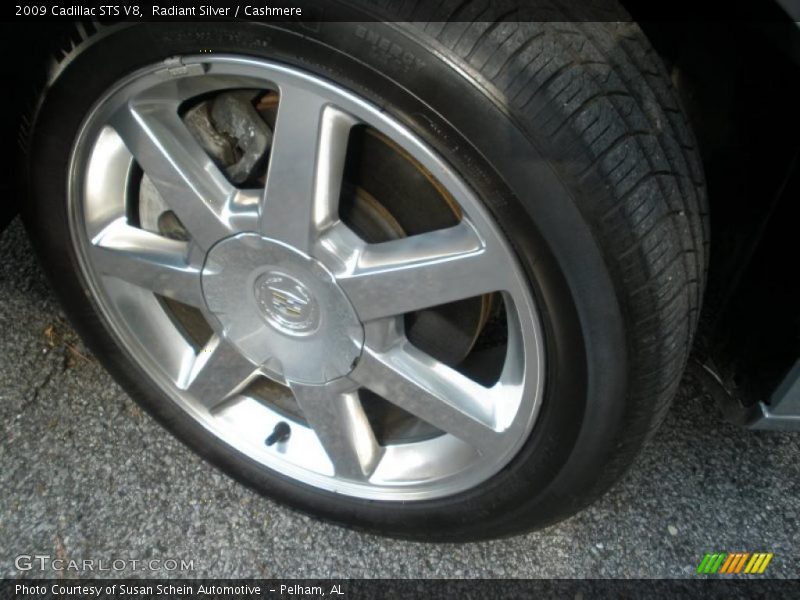 Radiant Silver / Cashmere 2009 Cadillac STS V8