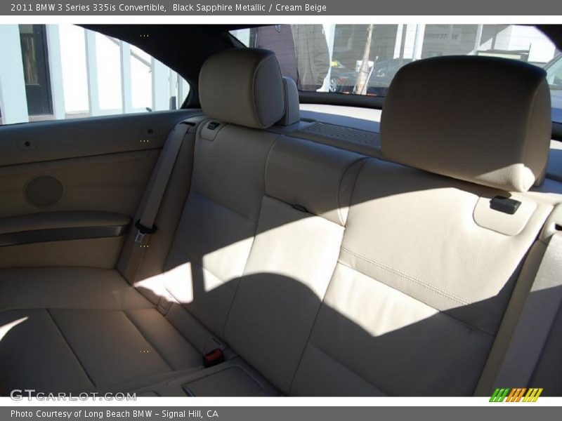 Black Sapphire Metallic / Cream Beige 2011 BMW 3 Series 335is Convertible