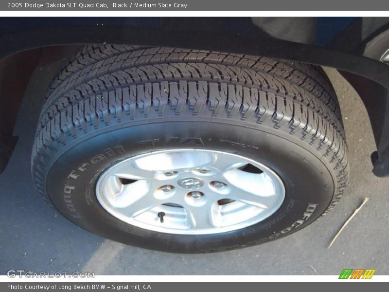 Black / Medium Slate Gray 2005 Dodge Dakota SLT Quad Cab