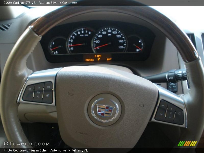 Radiant Silver / Cashmere 2009 Cadillac STS V8