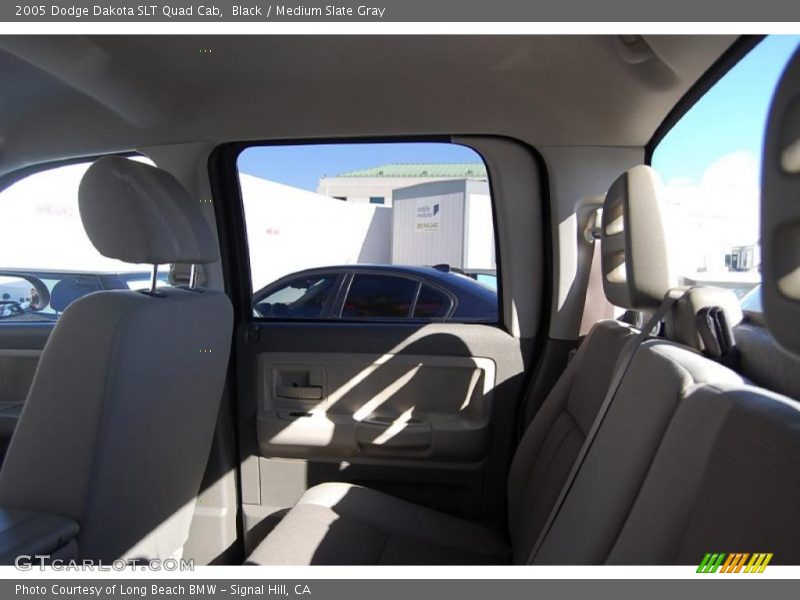 Black / Medium Slate Gray 2005 Dodge Dakota SLT Quad Cab