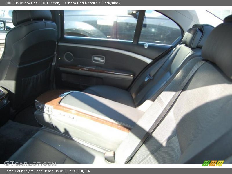 Barbera Red Metallic / Black/Black 2006 BMW 7 Series 750Li Sedan